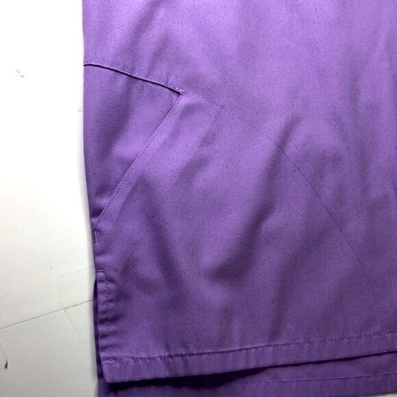 Cherokee Workwear Authentic Scrubs Scrub Top, Short Sleeve Lavender, Size (XS) - Picture 3 of 7